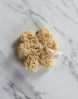 sisal flower shower sponge