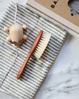 pear wood baby brush