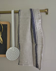Rustic Linen Tea Towel - Blue