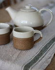 terracotta ribbed mug