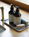 Blue Striped Linen Tray