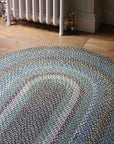 Moss Braided Jute Rug in Oval & Rectangle
