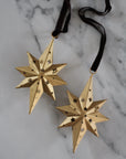 golden metal star decoration