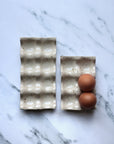stoneware egg tray