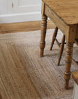 natural braided jute rug