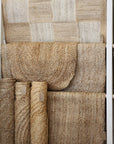Rustic Braided Jute Rug - Oval