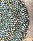moss braided rug