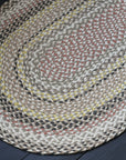 Lila Organic Braided Jute Rug - Oval