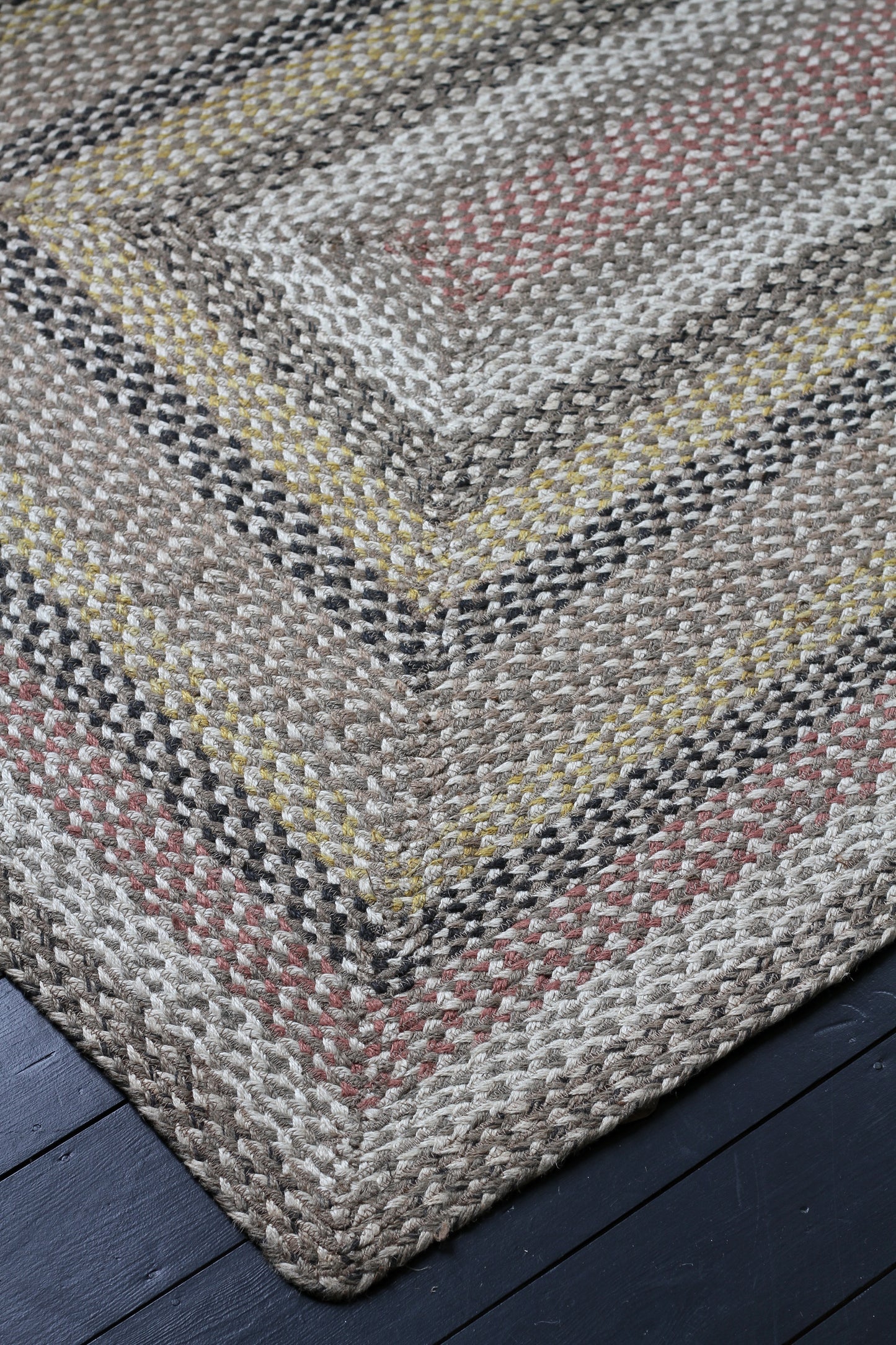 American braided jute rug