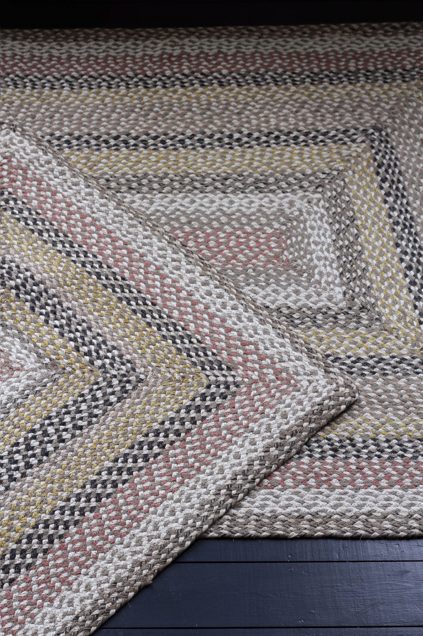 American braided jute rug