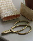 brass effect garden scissors