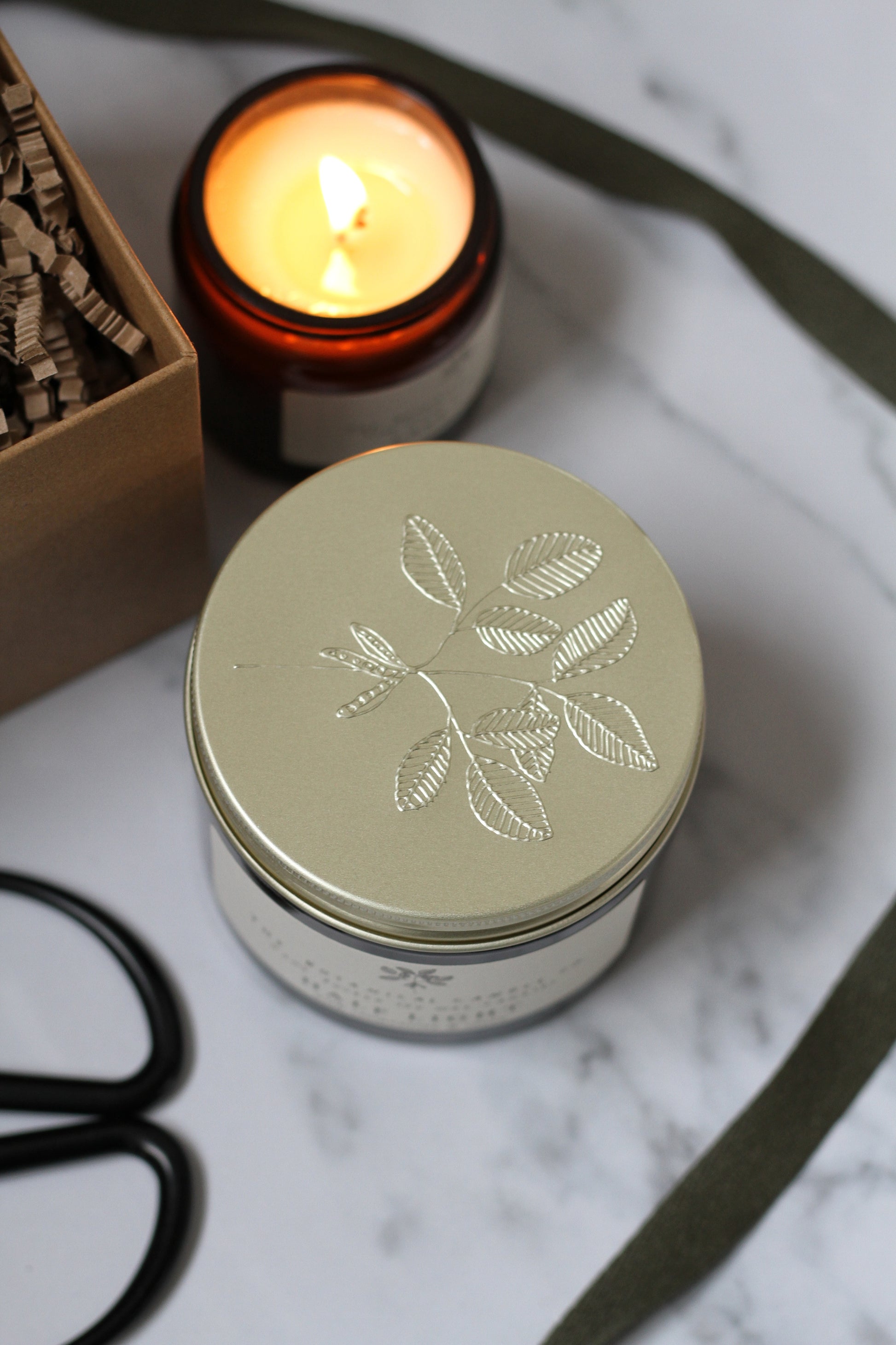 half light scented candle 