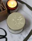 half light scented candle