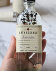 natural lavender toiletries