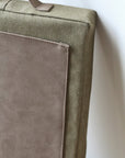khaki green canvas garden kneeler