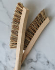beechwood cleaning brush with a natural union fibre head