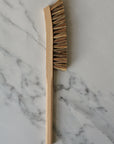beechwood cleaning brush with a natural union fibre head
