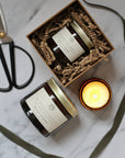 half light scented candle