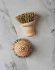 wooden pot brush for washing up pans and pots