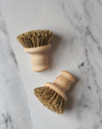wooden pot brush for washing up pans and pots