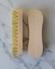 natural wooden scrubbing brush