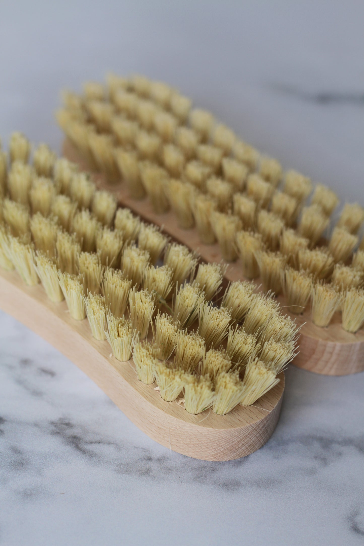 natural wooden scrubbing brush