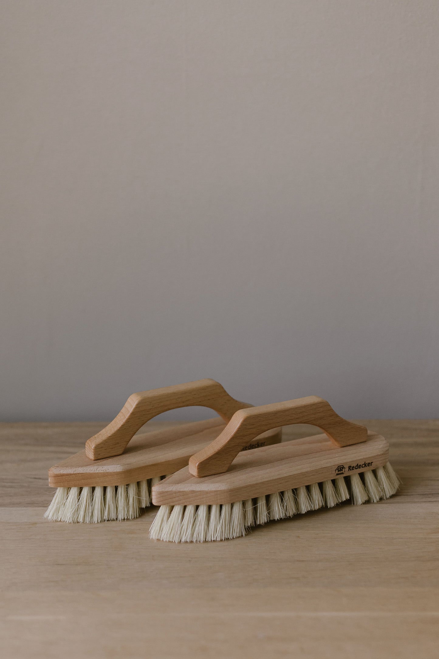 wooden scrubbing brush