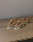 wooden scrubbing brush