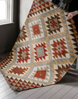 Handmade wool kilim rug