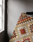 Hand made wool kilim rug
