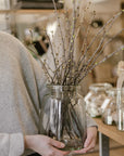 roll top glass vase medium