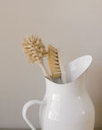 enamel white jug pitcher