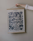 magnetic oak poster hanger made in england