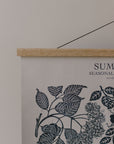 magnetic oak poster hanger made in england