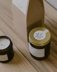 green fig candle and diffuser