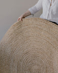 jute circle rug