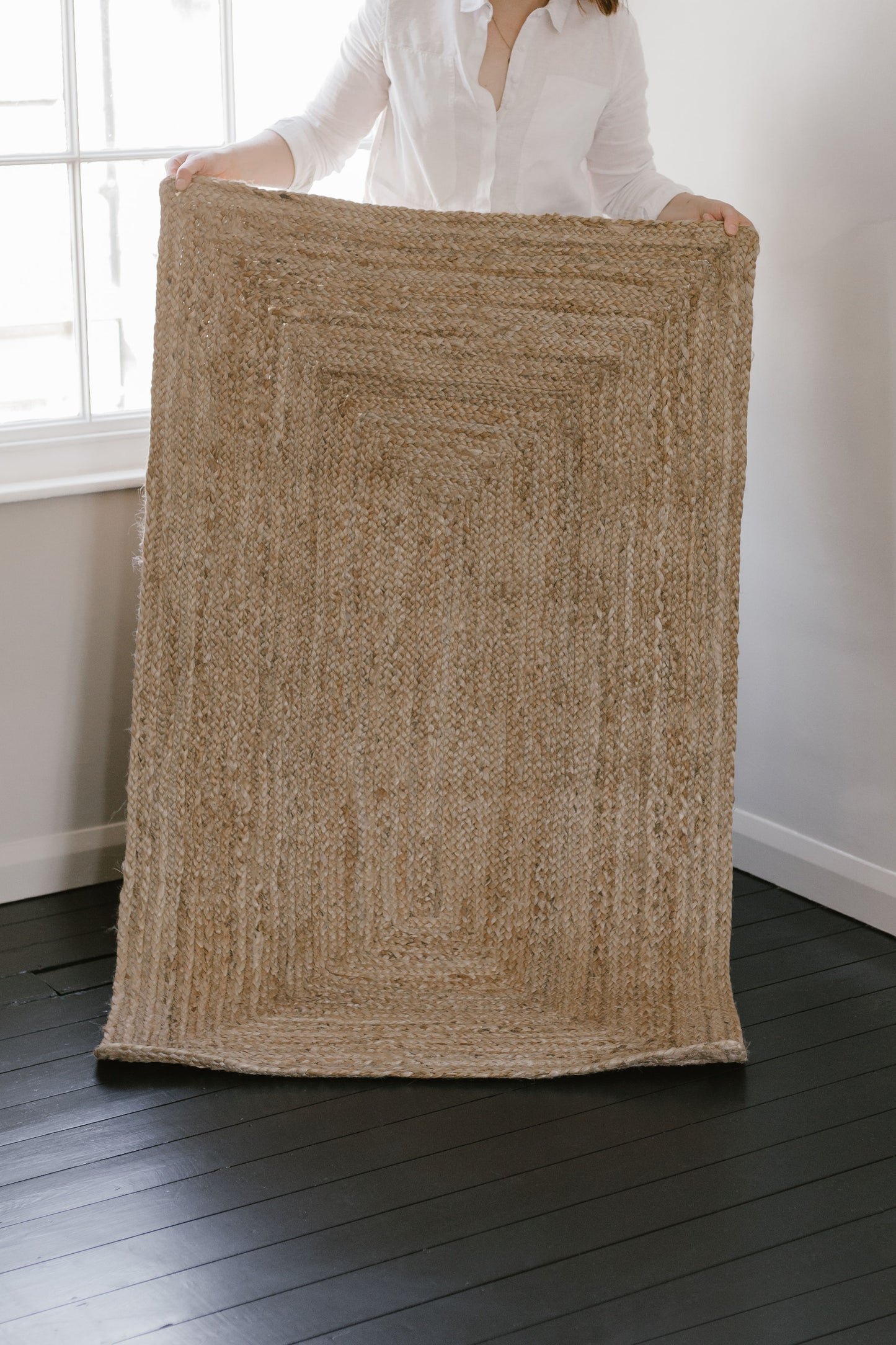 braided jute rug