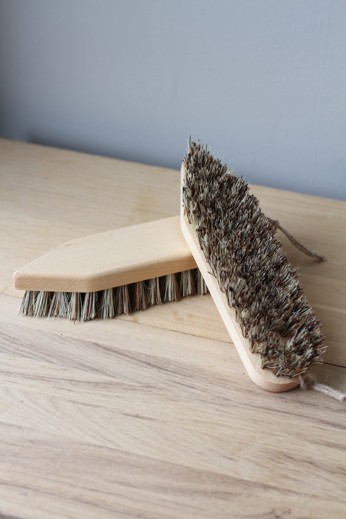 wooden scrubbing brush