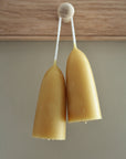 hand dipped stubby candles sold as a pair available in two sizes
