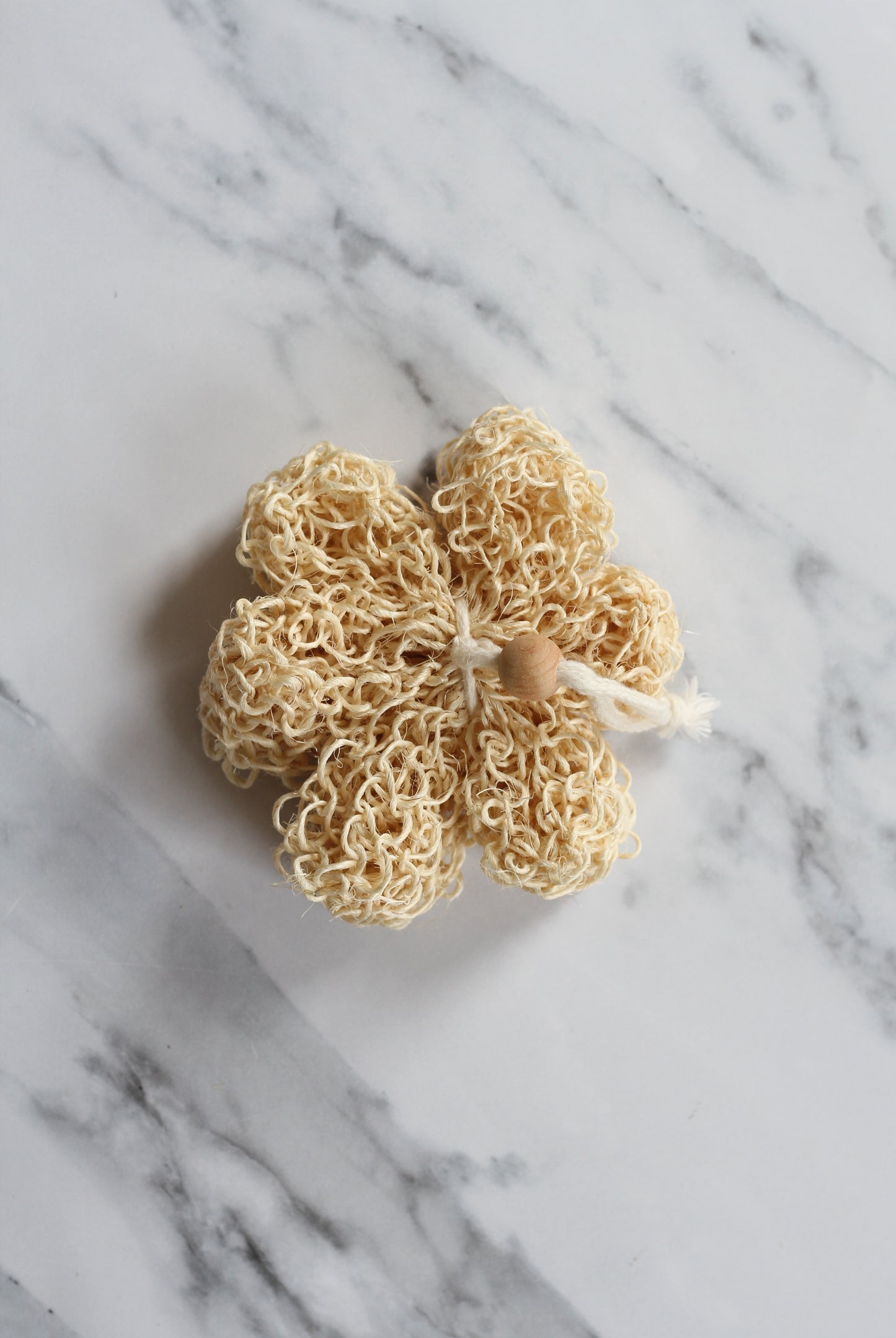 sisal flower shower sponge