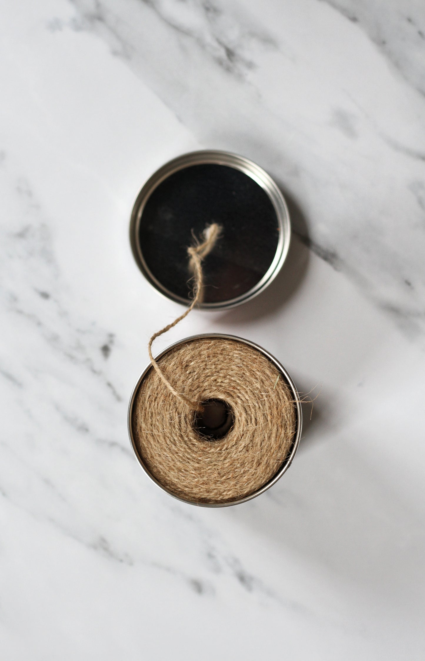 Jute Twine in a Tin