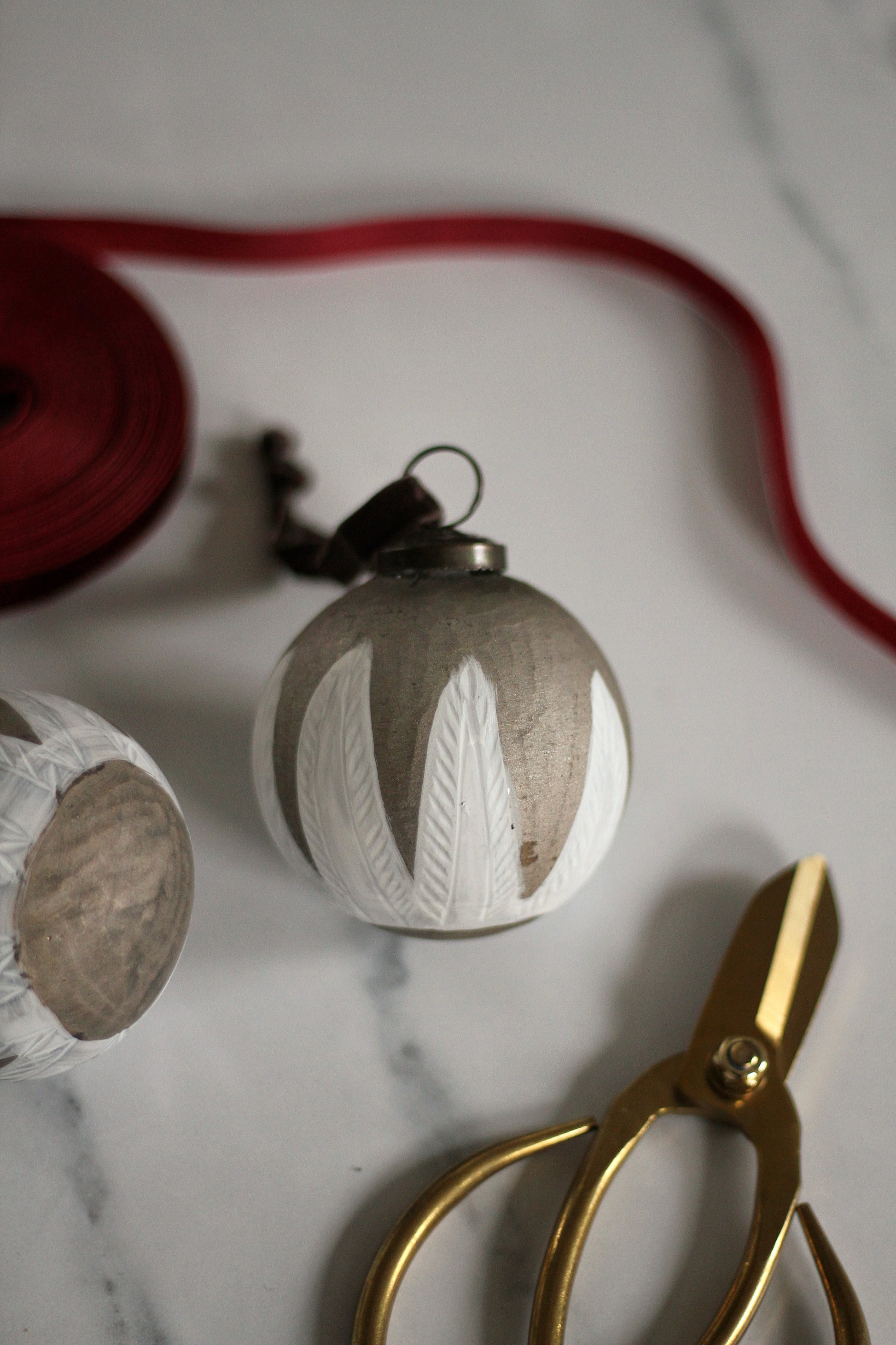 handpainted bauble 