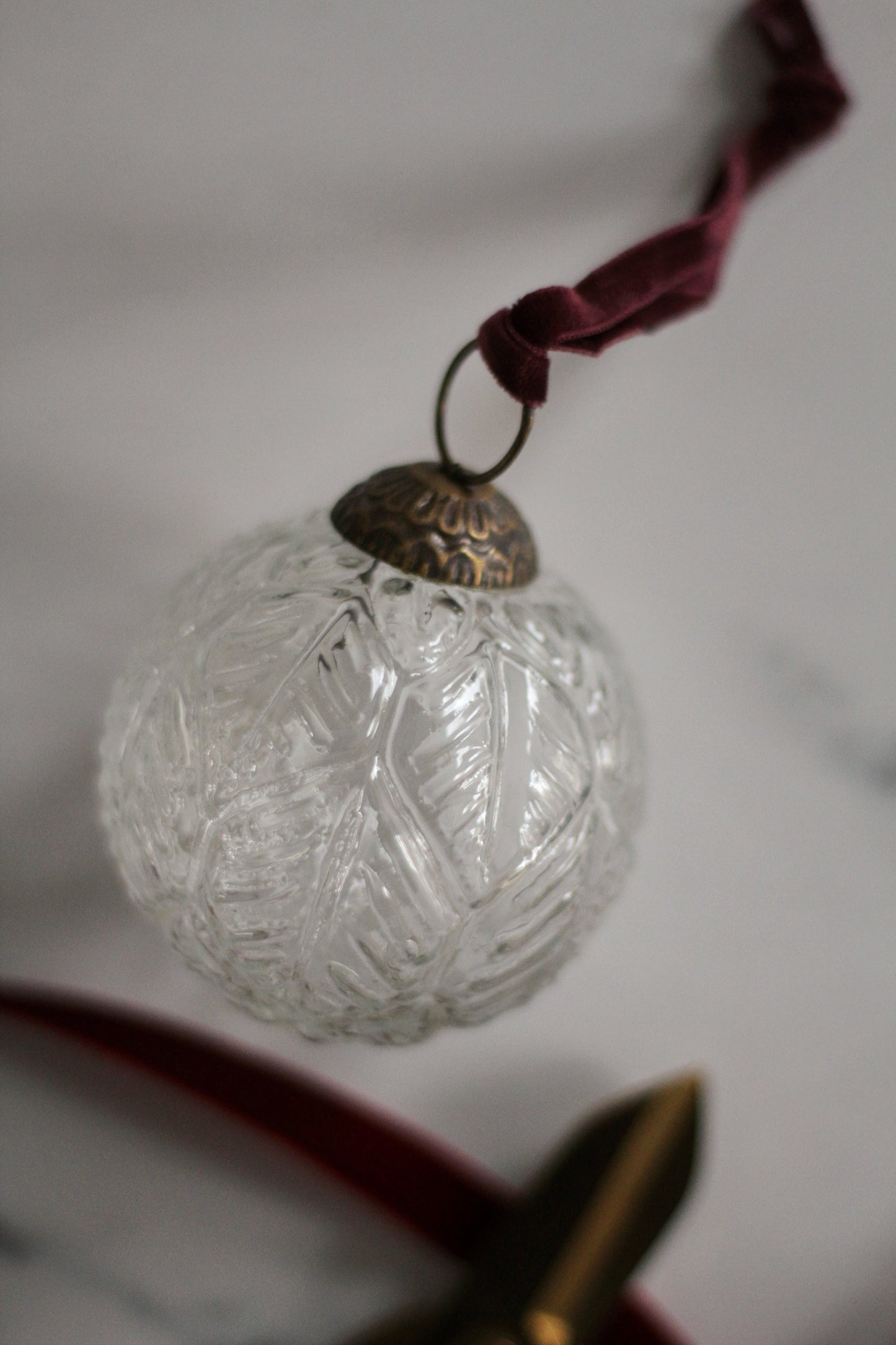 Leaf Glass Bauble