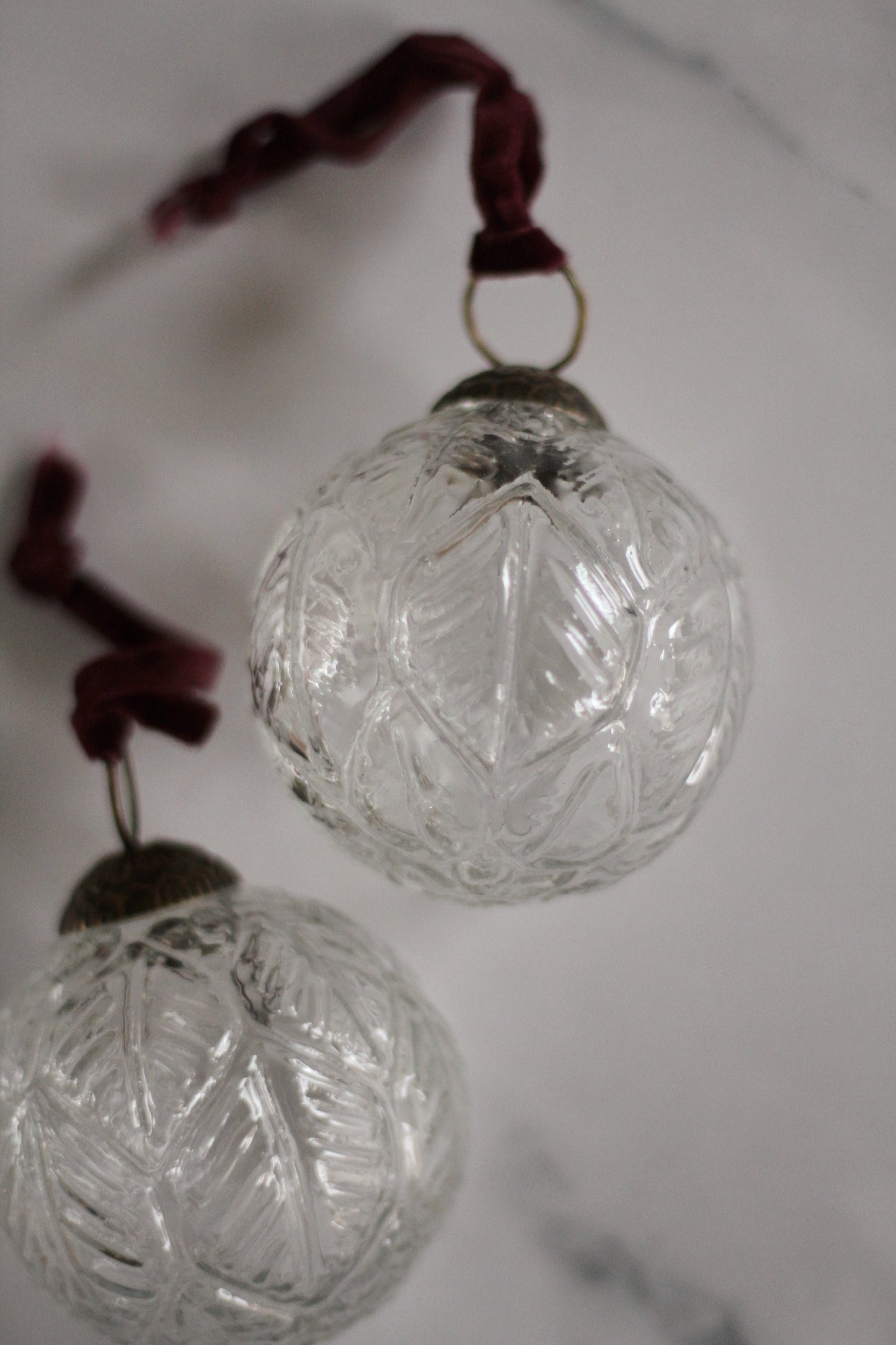 Leaf Glass Bauble