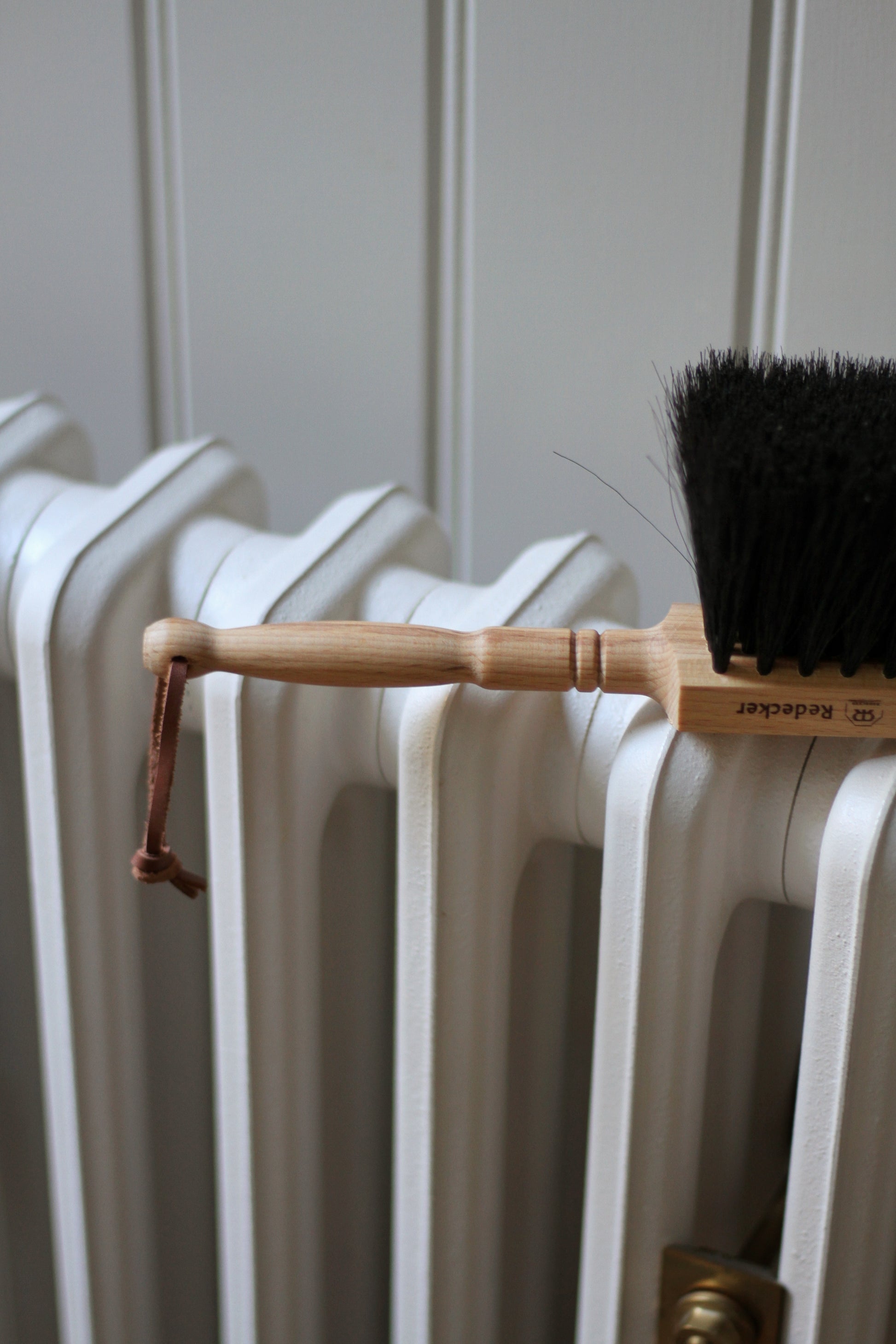 handmade oak hand brush  by redecker