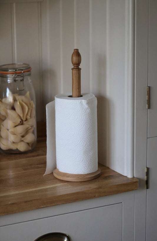 oak kitchen roll holder 