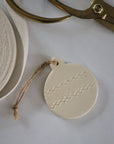 Handmade Ceramic Bauble Decoration