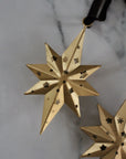 golden metal star decoration 