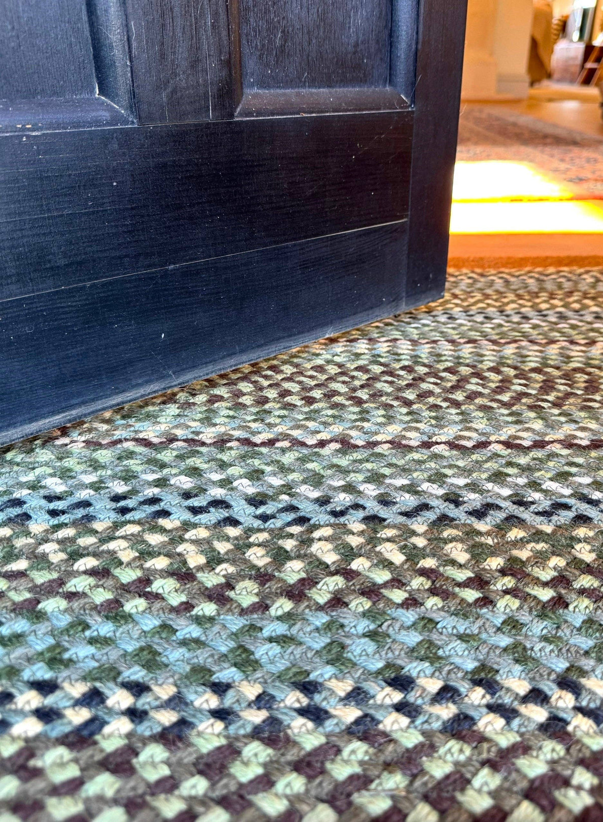 moss braided rug