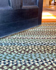 moss braided rug